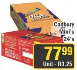 J&E Cash and Carry Cadbury Mini's offer