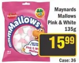J&E Cash and Carry Maynards Mallows Pink & White offer