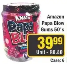 J&E Cash and Carry Amazon Papa Blow Gums 50's offer