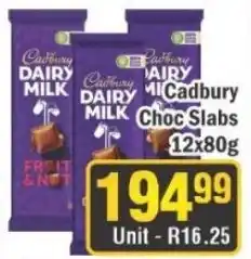 J&E Cash and Carry Cadbury Dairy Milk Choc Slabs offer