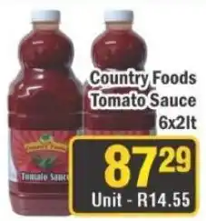 J&E Cash and Carry Country Foods Tomato Sauce offer
