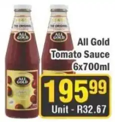 J&E Cash and Carry All Gold Tomato Sauce offer