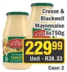 J&E Cash and Carry Crosse & Blackwell Mayonnaise offer