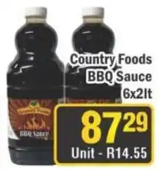 J&E Cash and Carry Country Foods BBQ Sauce offer