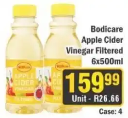 J&E Cash and Carry Bodicare Apple Cider Vinegar Filtered offer