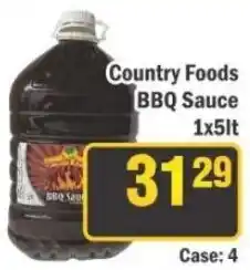 J&E Cash and Carry Country Foods BBQ Sauce offer