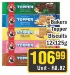 J&E Cash and Carry Bakers Topper Biscuits offer