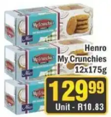 J&E Cash and Carry Henro My Crunchies offer
