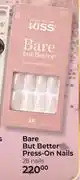 Dis-Chem Kiss Bare But Better Press On Nails 28 Nails offer