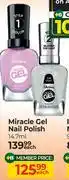 Dis-Chem Sally Hansen Miracle Gel Nail Polish-14.7ml Each offer