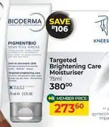 Dis-Chem Bioderma Targeted Brightening Care Moisturiser-75ml offer