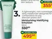 Dis-Chem Payot Pate Grise Moisturising Mattifying Emulsion-50ml offer
