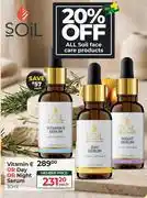 Dis-Chem Soil Vitamin E Or Day Or Night Serum-30ml Each offer