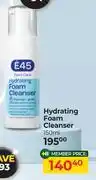Dis-Chem E45 Hydrating Foam Cleanser-150ml offer