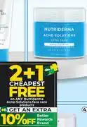 Dis-Chem Nutriderma Acne Pads (2 + 1 Cheapest Free)-50 Pads offer