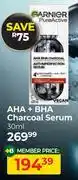 Dis-Chem Garnier AHA + BHA Charcoal Serum-30ml offer