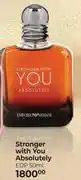 Dis-Chem Emporio Varmani Stronger With You Absolutely EDP-50ml offer