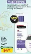Dis-Chem Neutrogena Visibly Firming Body Lotion-400ml offer