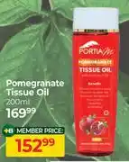 Dis-Chem Portia M Pomegranate Tissue Oil-200ml offer