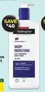 Dis-Chem Neutrogena Deep Moisture Body Lotion-400ml offer