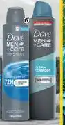 Dis-Chem Dove Men + Care Anti Perspirant Deodorant-250ml Each offer