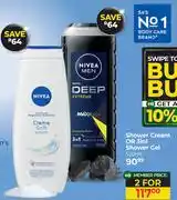 Dis-Chem Nivea Shower Cream Or 3 In 1 Shower Gel-For 2 x 500ml offer