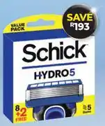 Dis-Chem Schick Hydro 5 5-Blade Razor Blades 10 Cartridges offer