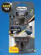 Dis-Chem Max Shave Magnum 5 5-Blade Razor 1 Handle Plus 5 Cartridges offer