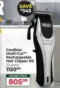 Dis-Chem Wahl Cordless Multi Cut Rechargeable Hair Clipper Kit 22 Piece offer