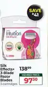 Dis-Chem Schick Silk Effects+ 3 Blade Razor 3 Cartridges offer