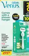 Dis-Chem Gillette Venus Extra Smooth Sensitive 5 Blade Razor 1 Handle Plus 2 Cartridges offer