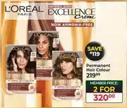 Dis-Chem L'Oreal Permanent Hair Colour-For 2 offer