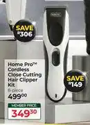 Dis-Chem Wahl Home Pro Cordless Close Cutting Hair Clipper Kit 8 Piece offer