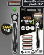 Dis-Chem Bic Hybrid Flex 4 Sensitive 4-Blade Razor 1 Handle Plus 4 Cartridges offer