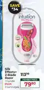 Dis-Chem Schick Effects+ 2 Blade Razor 1 Handle Plus 2 Cartridges offer