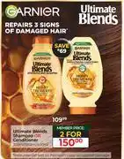 Dis-Chem Garnier Ultimate Blends Shampoo Or Conditioner-For 2 x 350ml/360ml/400ml offer