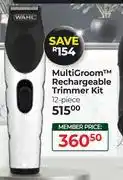 Dis-Chem Wahl Multi Groom Rechargeable Trimmer Kit 12 Piece offer