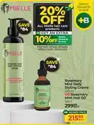 Dis-Chem Mielle Rosemary Mint Daily Styling Creme 240ml Or Rosemary Mint Hair Oil 59ml-Each offer