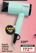 Dis-Chem Carmen Esprit 1300W Travel Hair Dryer offer