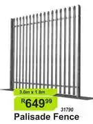 K Carrim Palisade Fence 3.0m x 1.8m 31790 offer