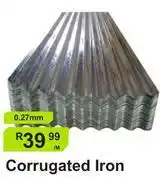 K Carrim Corrugated Iron 0.27mm-Per M offer