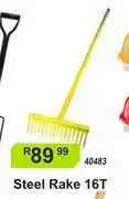 K Carrim Steel Rake 16T 40483 offer