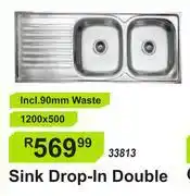 K Carrim Sink Drop In Double 1200 x 500 33813 offer