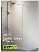 K Carrim Shower Screen (Chrome) 1200 x 1200 offer