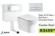 K Carrim Jaquar Tahsin W/H Toilet + Flush Pate + Concealed-Combo Deal offer