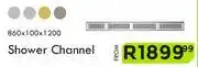 K Carrim Shower Channel 860 x 100 x 1200 (Priced From)-Each offer
