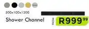 K Carrim Shower Channel 500 x 100 x 1200 (Priced From)-Each offer