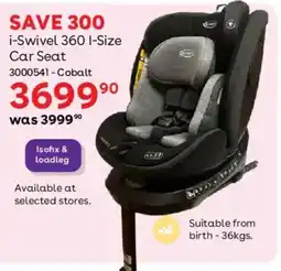 BabiesRUs i-Swivel 360 I-Size Car Seat offer