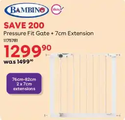 BabiesRUs Bambino Pressure Fit Gate offer