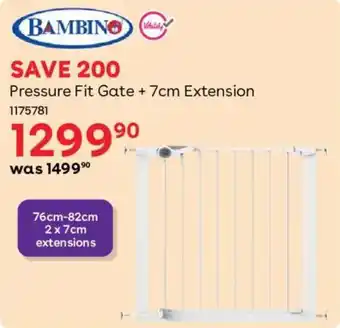 Bambino Pressure Fit Gate